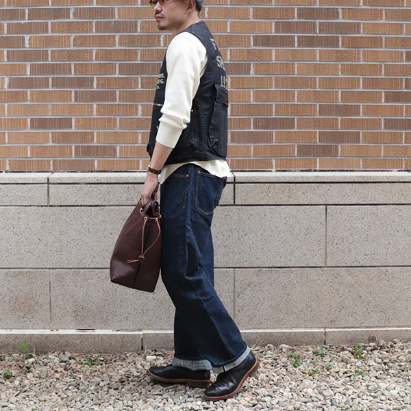 別注モデル / SPEED ENGINEER SLEEVELESS COAT / FRONTY SPL. 1923 / SULFIED DYED MILITARY MOLESKIN / BLACK - Image 6
