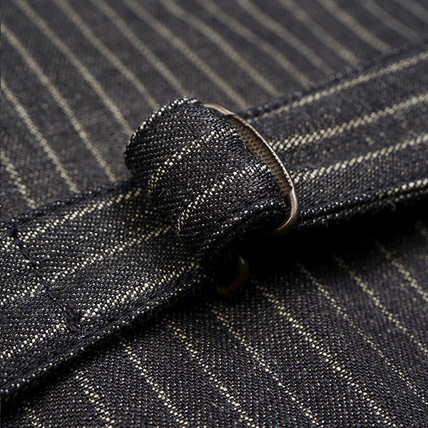 1930s FRENCH WORK VEST / INDIGO - Image 10