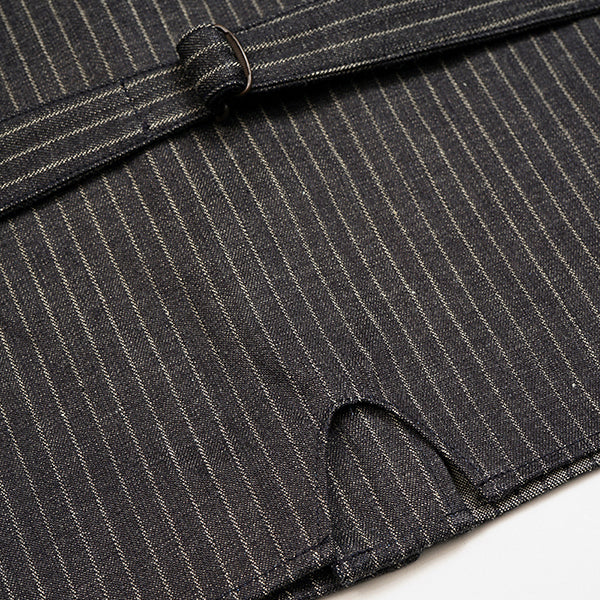 1930s FRENCH WORK VEST / INDIGO - Image 7