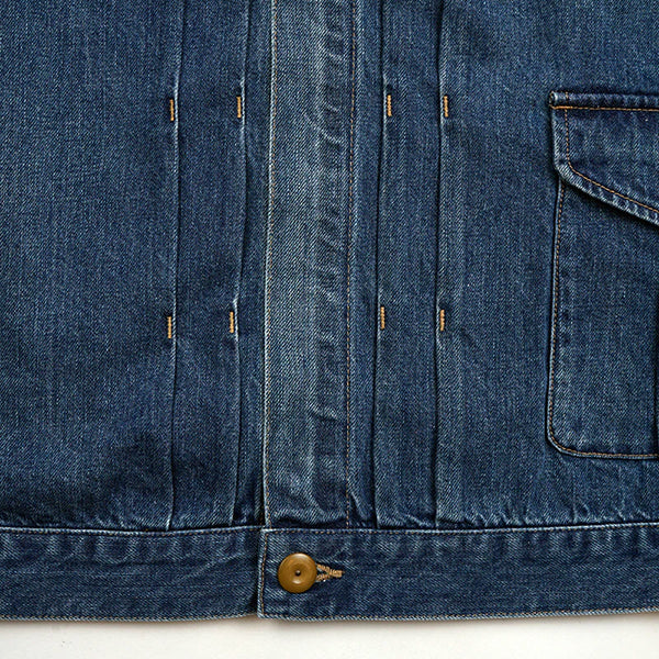 1940s DENIM JACKET 12.5oz DENIM / VINTAGE WASH / INDIGO - Image 10