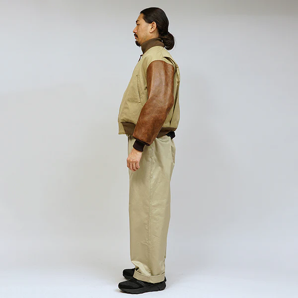 1940s TANKERS JACKET COTTON TWILL / KHAKI - Image 11