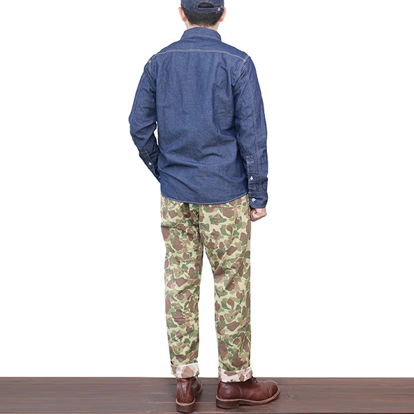FOREMAN SHIRT / 7oz COTTON LINEN CHAMBRAY - Image 5