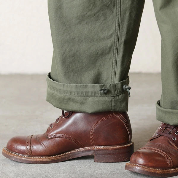 ARMY CARGO PANT / BACK SATIN / DARK GREEN / (SIZE: W30 - W40) - Image 8