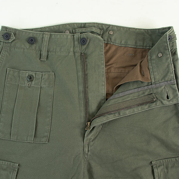 ARMY CARGO PANT / BACK SATIN / DARK GREEN / (SIZE: W30 - W40) - Image 9