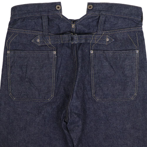 RAILMAN DENIM PANT WIDE / 5 POCKET JEANS / 12oz DENIM / INDIGO / (SIZE:W28-W36) - Image 7