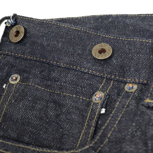 RAILMAN DENIM PANT WIDE / 5 POCKET JEANS / 12oz DENIM / INDIGO / (SIZE:W28-W36) - Image 8