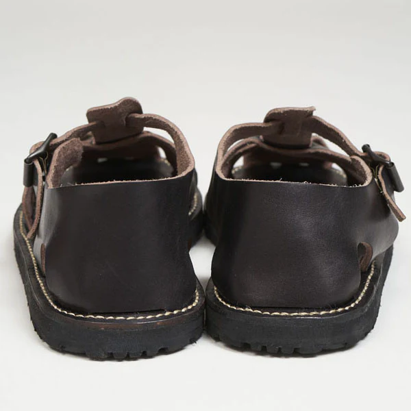 LEATHER GURKHA SANDAL - Image 5