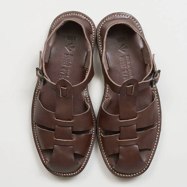 LEATHER GURKHA SANDAL - Image 7