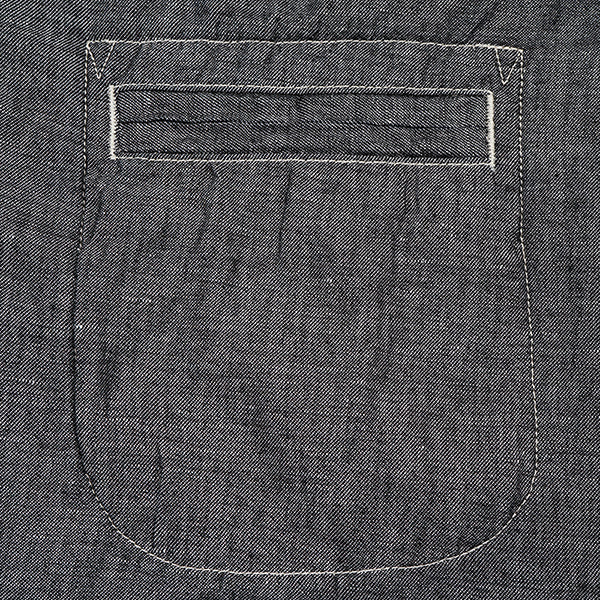 ANGLED PANT LINEN DENIM / INDIGO - Image 7