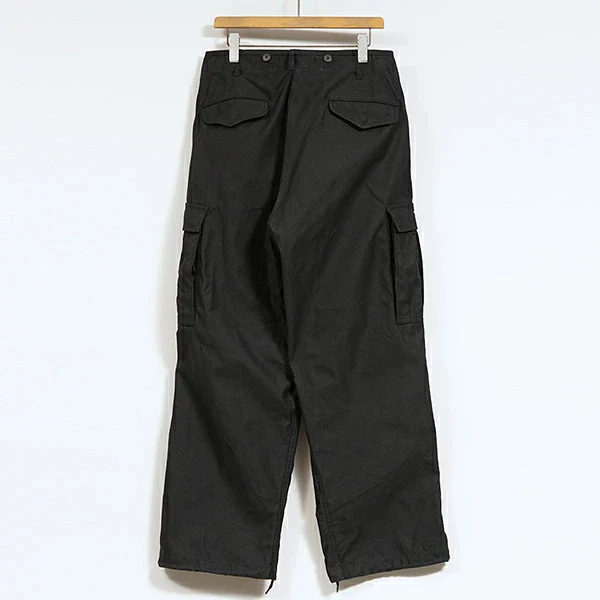 ARMY CARGO PANT BLACK BACK SATIN - Image 3