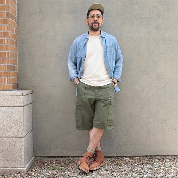 ARMY CARGO SHORTS - Image 5