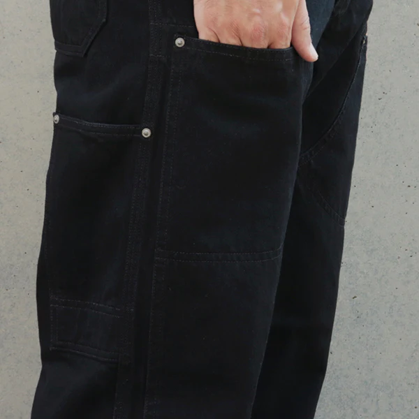 BAKERSFIELD TROUSERS / 13oz DENIM RUDE BLACK - Image 11