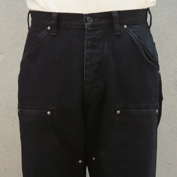 BAKERSFIELD TROUSERS / 13oz DENIM RUDE BLACK - Image 8