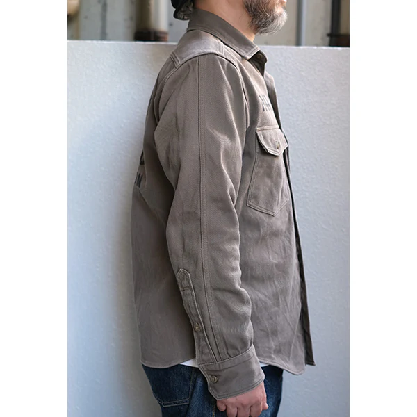 GEMSA WORK SHIRT /BONNEVILLE OFFICIAL FUELING STATION / MESA GRAY - Image 3