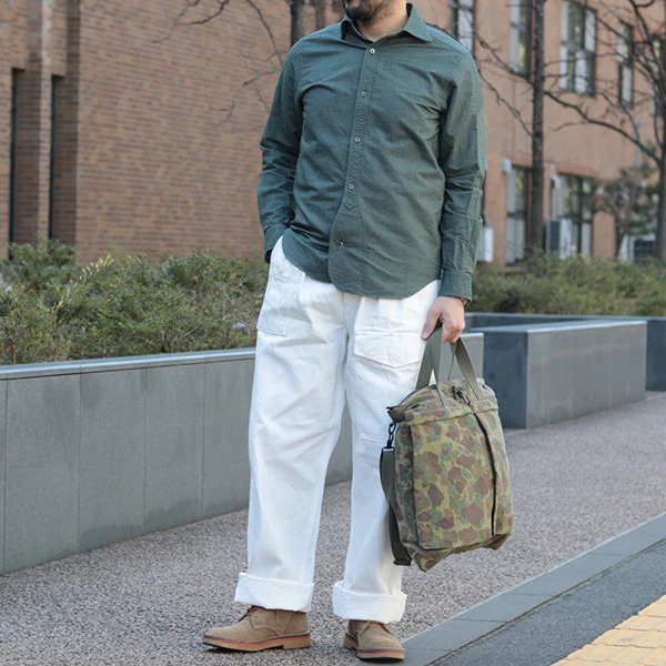 BRITISH ARMY PANT WHITE DENIM - Image 4