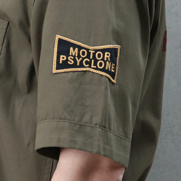 BRUCIE S/S SHIRT / BUCKET HEAD / DARK OLIVE - Image 7