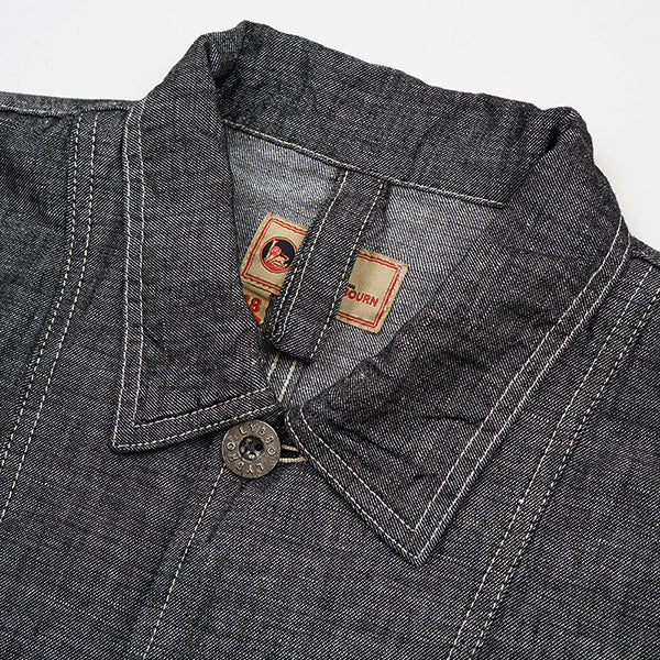 CHORE JACKET LINEN DENIM / INDIGO - Image 3