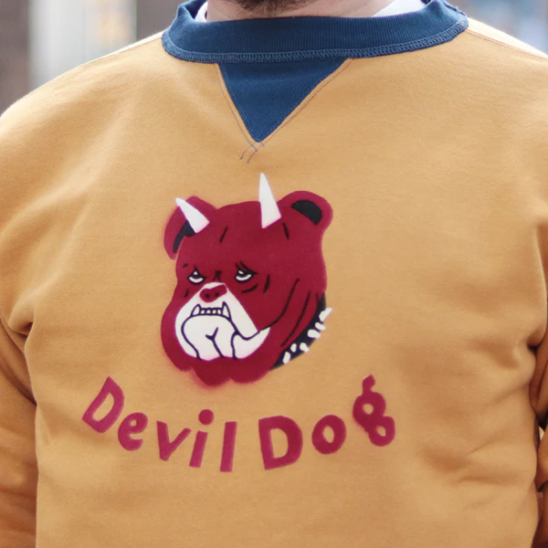 DEVIL DOG / DOUBLE V SWEAT SHIRT / MEDIUM WEIGHT FLEECE - Image 12