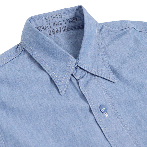 USN CHAMBRAY SHIRT / BLUE - Image 8