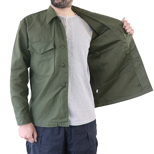 USMC P-56 SHIRT / OLIVE BACKSATIN - Image 8