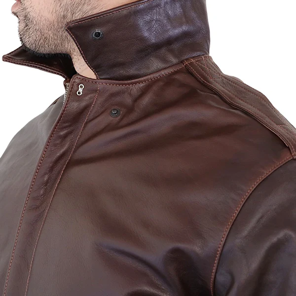TYPE A-2 / EASTMAN MODEL / HORSEHIDE / SEAL BROWN / MADE IN UK / FLIGHT JACKET - Image 7