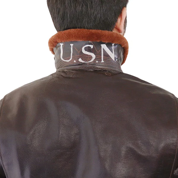 TYPE G-1 / EASTMAN MODEL / GOATSKIN / DARK BROWN / MADE IN UK / FLIGHT JACKET - Image 9