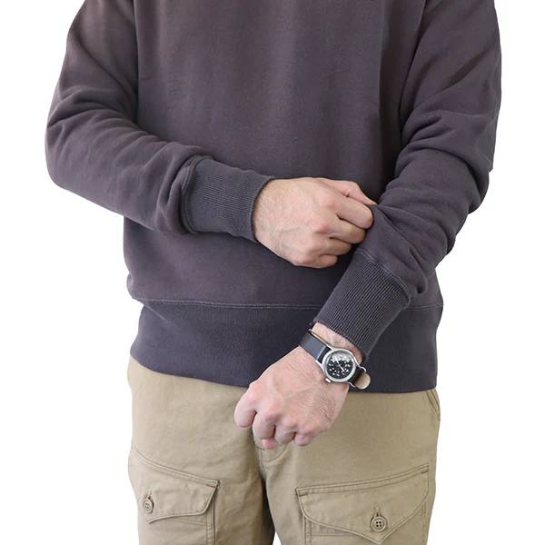 ZIP-NECK SWEAT SHIRT ELMC CLUB / UCLA BLUE - Image 6