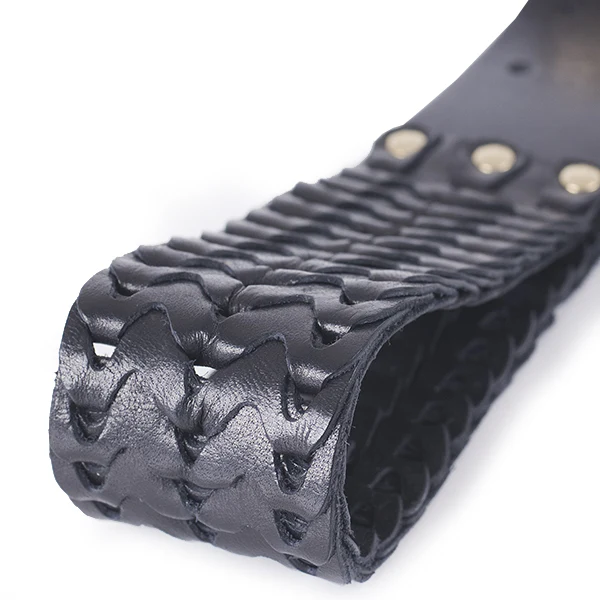 LINK BELT / HORSE HIDE / BLACK / MADE IN UK - Image 6