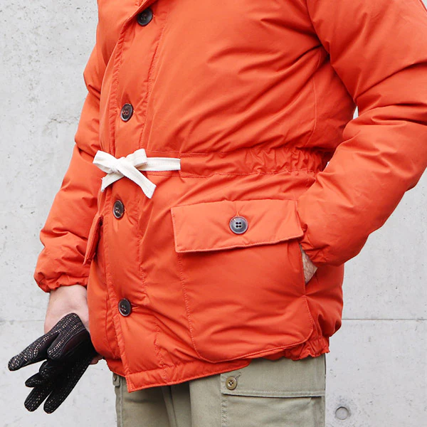 EVEREST PARKA / VENTILE × SHEEPSKIN / DARK ORANGE - Image 8