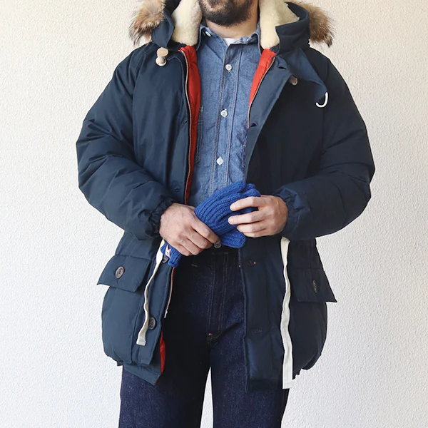 EVEREST PARKA / VENTILE × SHEEPSKIN / NAVY - Image 5