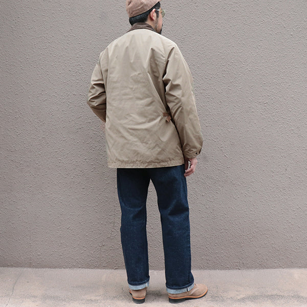 GALE HUNTER COAT / HIGH DENSITY ESTER GABARDINE / BEIGE KHAKI - Image 5