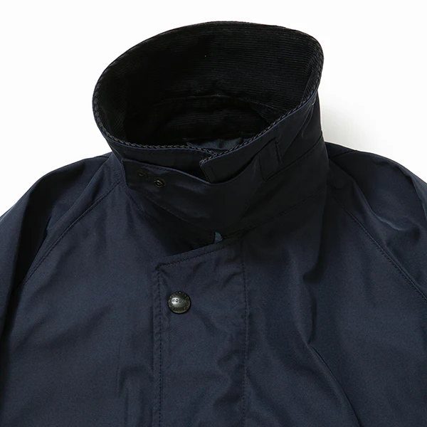 GALE HUNTER COAT / HIGH DENSITY ESTER GABARDINE / NAVY - Image 15