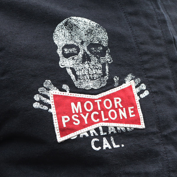 GARAGE WORKER JACKET / RISING FROM HELL / YARN-DYED 11oz CANVAS / YARN-DYED RUDE BLACK - Image 10