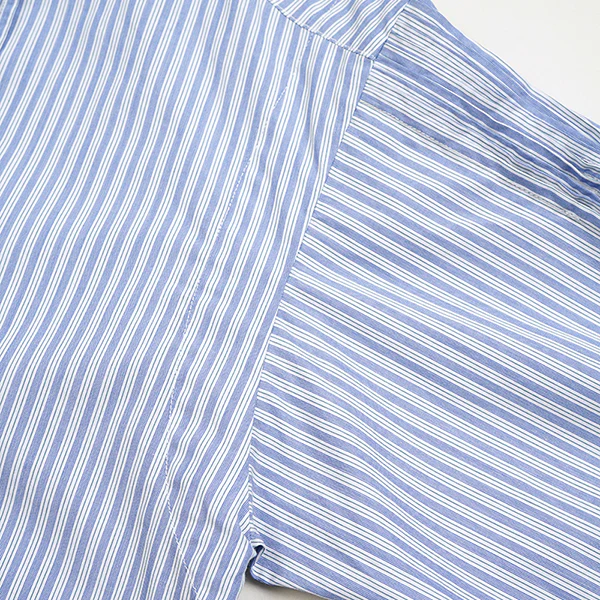 GATHER COLLAR BLOUSE STRIPE - Image 14