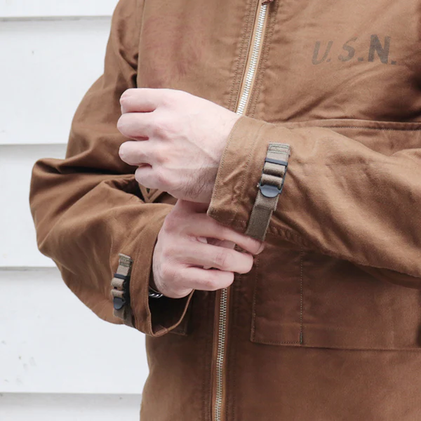 S-8 AVIATORS JACKET / GILMORE OIL CUSTOM MODEL / SEPIA BROWN - Image 16