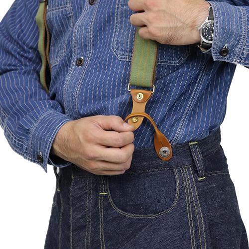 HEAVY STRONGHOLD SUSPENDER / LATE 1800 - EARLY 1900s STYLE SUSPENDERS - Image 7