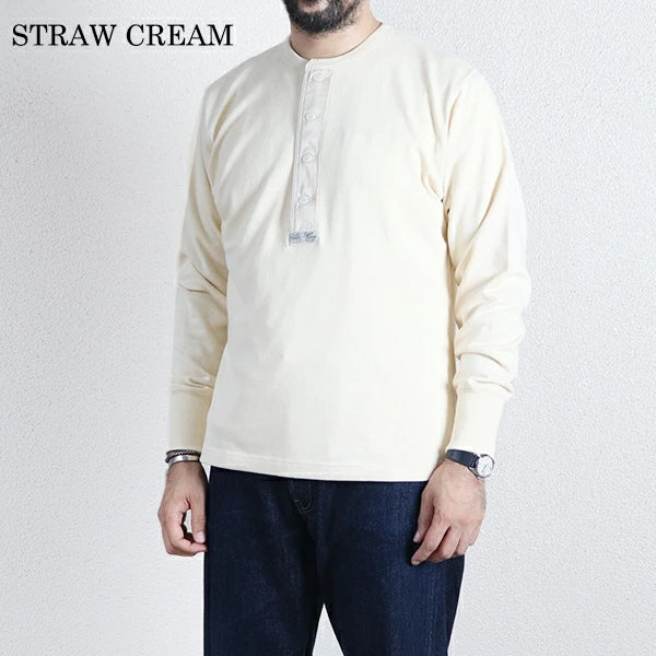 HENLEY NECKED LONG SLEEVE SHIRT - Image 2