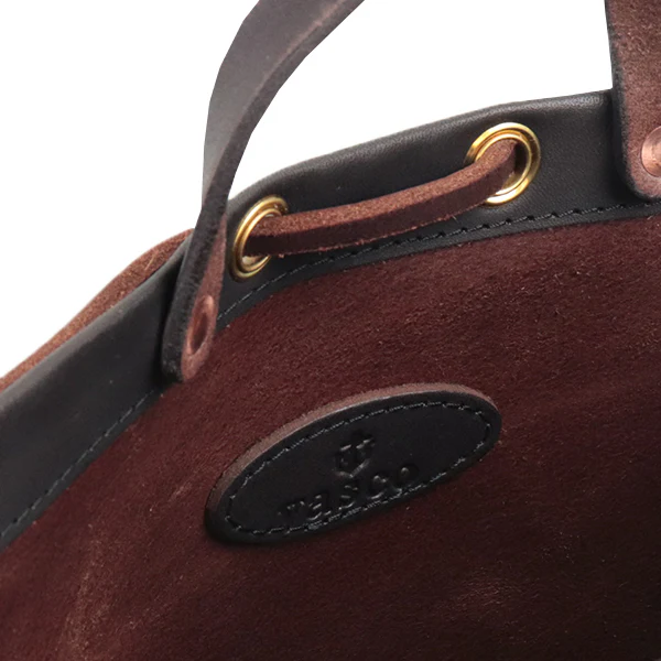 LEATHER MAILMAN PURSE BAG / MEDIUM SIZE / CALFSKIN BLACK - Image 10