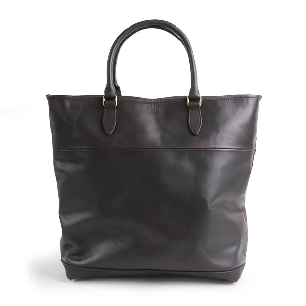 LEATHER NELSON 2 WAY BAG / COW HIDE / BLACK - Image 2