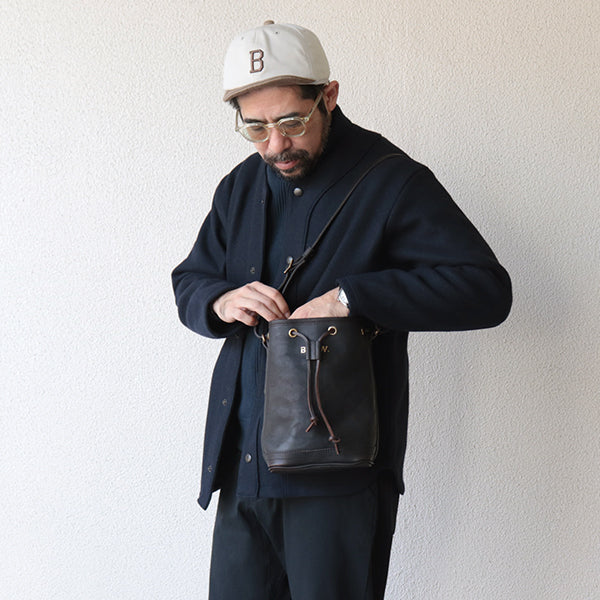 LEATHER WANDER PURSE BAG SMALL / BLACK - Image 16