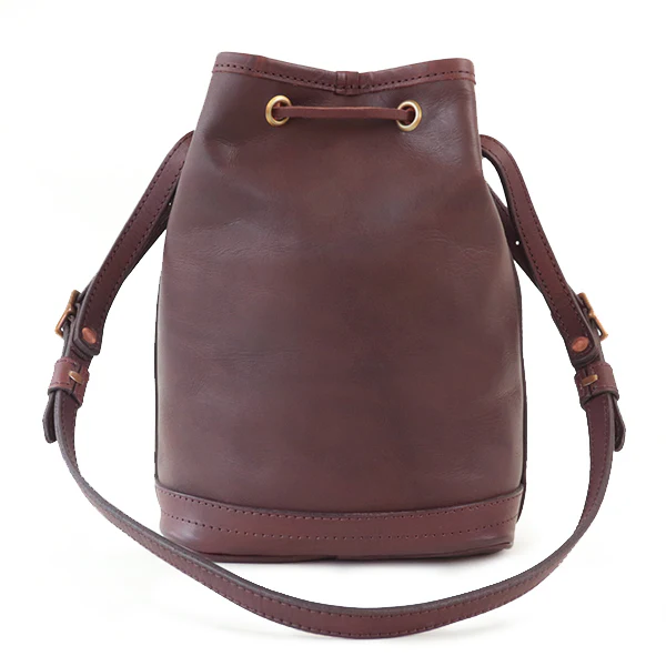 LEATHER WANDER PURSE BAG SMALL / BROWN - Image 4