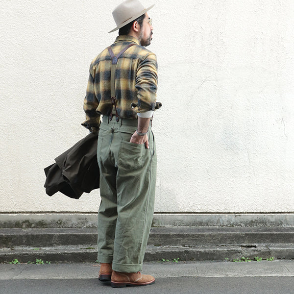 LIMITED EDITION / M43 MODIFY MIX PANT / SZ HERRINGBONE / GREEN - Image 3