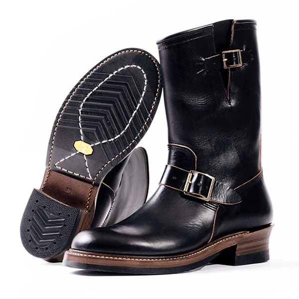 WABASH ENGINEER BOOTS / HORWEEN LEATHER CXL / BLACK - Image 3