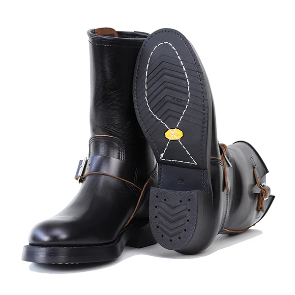 WABASH ENGINEER BOOTS / SHINKI HIKAKU HORSEBUTT / BLACK - Image 6