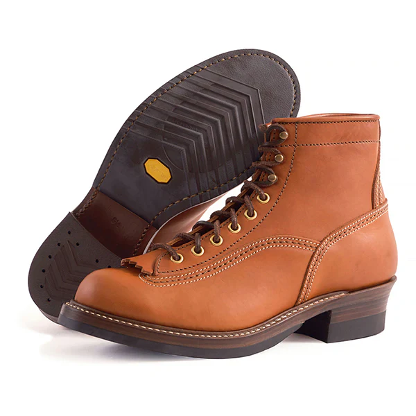 DONKEY PUNCHER BOOTS / BADALASSI CARLO LEATHER / COGNAC - Image 3