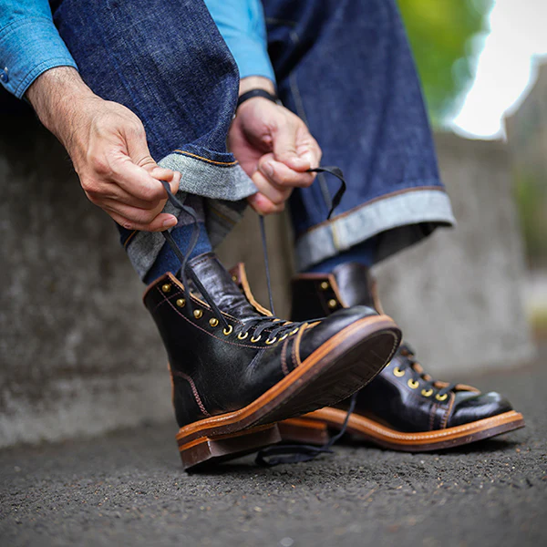 MONKEY BOOTS / SHINKI HIKAKU HORSEBUTT / BLACK - Image 11