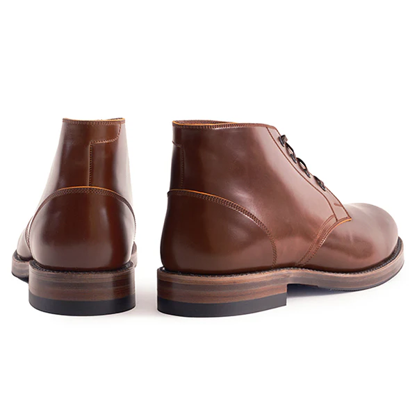PRE-ORDER 2026 / THE STEADFAST CHUKKA BOOTS / SHINKI HIKAKU SHELL CORDOVAN / COGNAC - Image 6
