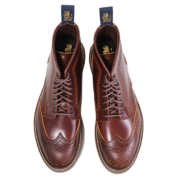 GLOVER BROGUES / SHINKI HIKAKU SHELL CORDOVAN / COGNAC - Image 6