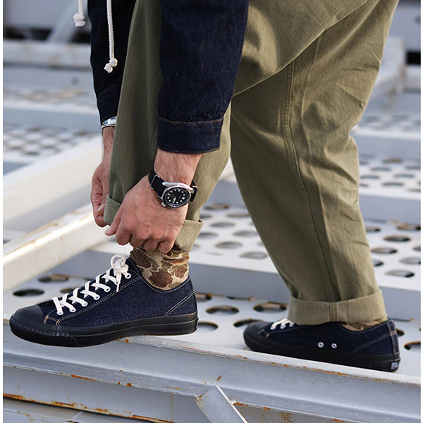 CHAMPION SNEAKER / JAPANESE INDIGO DENIM - Image 9