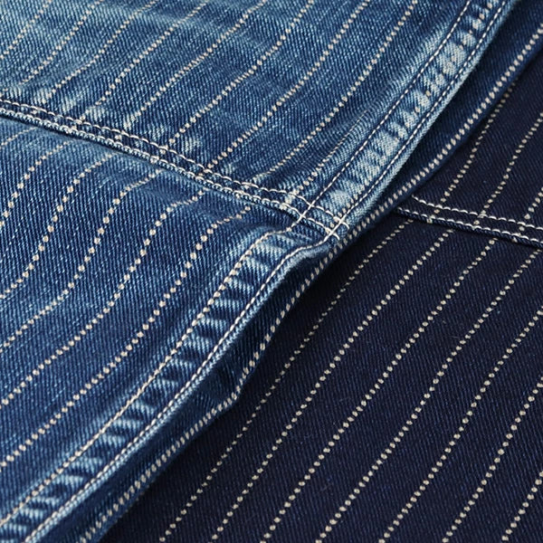 LONGSHOREMAN OVERALLS / INDIGO WABASH STRIPE - Image 20